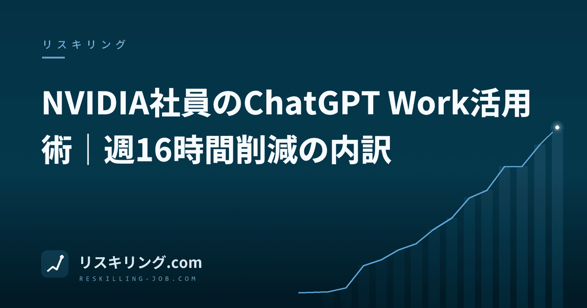 NVIDIA社員のChatGPT Work活用術|週16時間削減の内訳