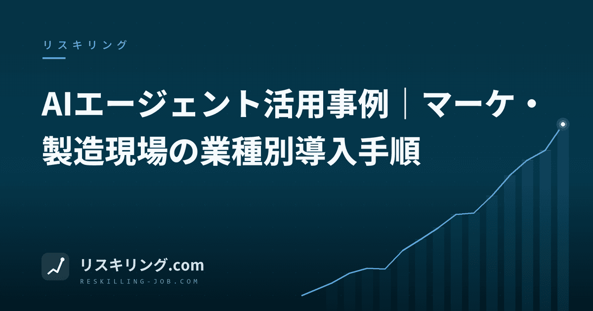 AIエージェント活用事例｜マーケ・製造現場の業種別導入手順